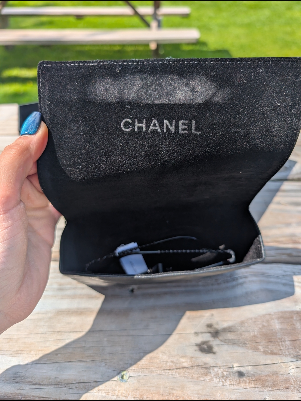 Chanel Black Hexagon Oversized Sunglasses - Picture 8 of 14